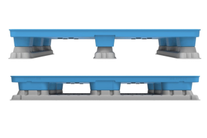 4 twin sheet vacuum forming pallet